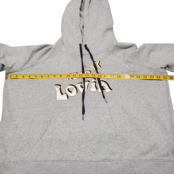 Tommy Hilfiger x Gigi Hadid 2017 Hoodie Gray Keep Vibing Size S - Picture 14 of 16